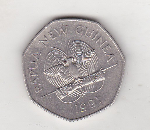 bnk mnd Papua Noua Guinee 50 toea 1991