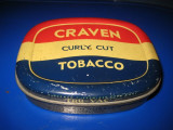 Cutie veche Tabac Craven, interbelica, piesa originala colectie.