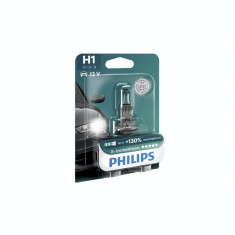 Bec auto cu halogen pentru far Philips H1 X-tremeVision Plus 12V 55W 1 Buc foto