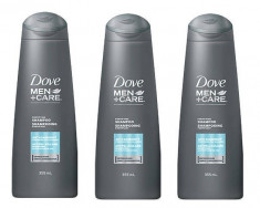 Set 3 x Sampon Dove, Men+Care, Anti-Dandruff, 400 ml foto