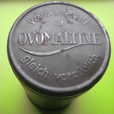 818a-Ovomaltine-cutie veche metal anii 1900-1930.