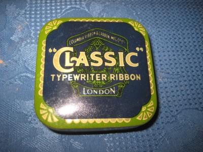 Columbia Classic Typewriter ribbon-Cutie veche ace masina scris. foto