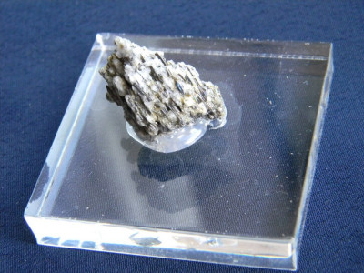 Specimen minerale - STIBINA SI CALCITA (T1) foto