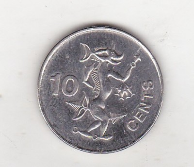 bnk mnd Solomon Islands 10 centi 2005 unc foto