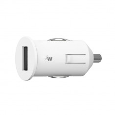 Incarcator Auto USB Just Wireless 2.4A,12W, White foto