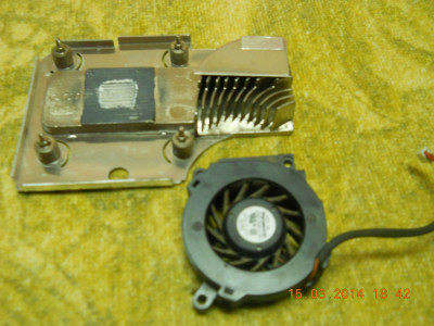 Heatsink Radiator+Ventilator/Cooler Dell C540-C640 foto