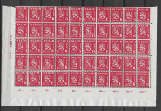 Finlanda 1945, bloc de 50 timbre MNH foto