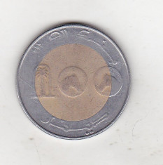 bnk mnd Algeria 100 dinari 2000 , bimetal , cal foto