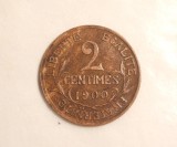 FRANTA 2 CENTIMES 1900 FOARTE RAR