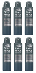 Set 6 x Deodorant Antiperspirant Spray 48h Dove Men+Care, Silver Control, 150 ml foto