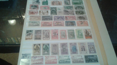 Lot timbre coloniale foto