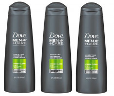 Set 3 x Sampon Dove, Men+Care, Fresh Clean 2in1, 250 ml foto