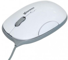 Mouse Optic Vakoss TM-426WA, 1600 DPI (Alb/Gri) foto