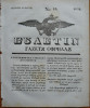 Ziarul Buletin , gazeta oficiala a Principatului Valahiei , nr. 18 , 1841