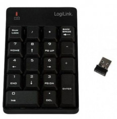 Tastatura numerica wireless Logilink ID0120 (Negru) foto