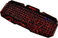 Tastatura Gaming Sandberg Thunderstorm Nordic (Negru) foto