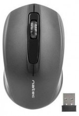 Mouse Wireless Optic Natec JAY Nano, 1600 DPI (Negru) foto