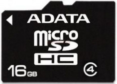 Card A-DATA de memorie microSDHC 16GB Class 4 foto