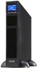 UPS Mustek PowerMust 1000 RM Sinewave LCD Online, 1000VA/1000W, 8x IEC C13 (Negru) foto
