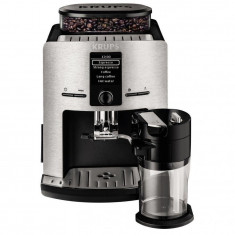 Espressor automat Latt&amp;amp;#039;Espress metal EA829D, functie One-Touch Cappuccino, recipient pentru lapte, 15 Bar, negru foto