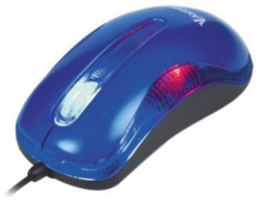 Mouse Optic VAKOSS TM-420UB, USB, 1200 DPI (Albastru) foto