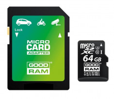 Card memorie GOODRAM Micro SDXC 64GB Class 10 UHS-I + Adapter (dedicated) foto