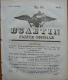 Cumpara ieftin Ziarul Buletin , gazeta oficiala a Principatului Valahiei , nr. 17 , 1841
