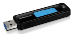 Stick USB Transcend Jetflash 760, 8GB, USB 3.0 (Negru/Albastru) foto