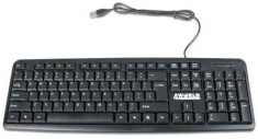 Tastatura 4World 07318, USB (Negru) foto