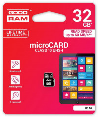 Card memorie GOODRAM Micro SDHC 32GB Class 10 UHS-I foto