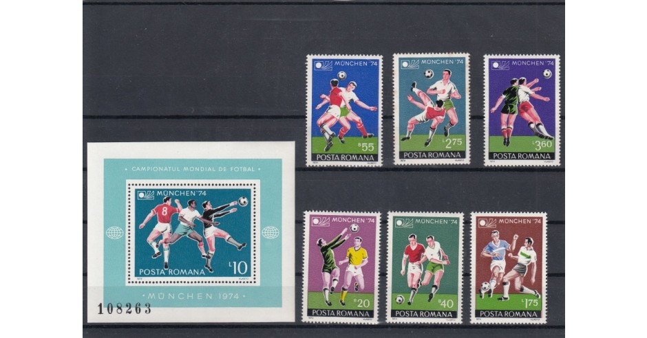 S7364 Roumanie 1974 Sports Handball Imprimé En