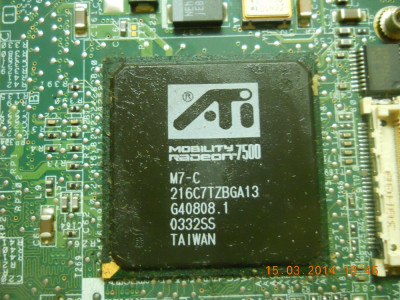 Placa Video Laptop - Ati Mobility Radeon 7500 M7C foto