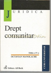 Drept Comunitar - Octavian Manolache foto