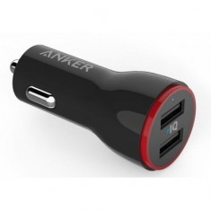 Resigilat: Incarcator auto Anker PowerDrive 2 24W 2xUSB negru RS125032184 foto