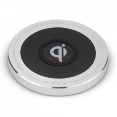 Resigilat: Kit QIPAD - Placa de incarcare wireless premium, 1000 mAh, Negru / Argintiu RS125023750 foto