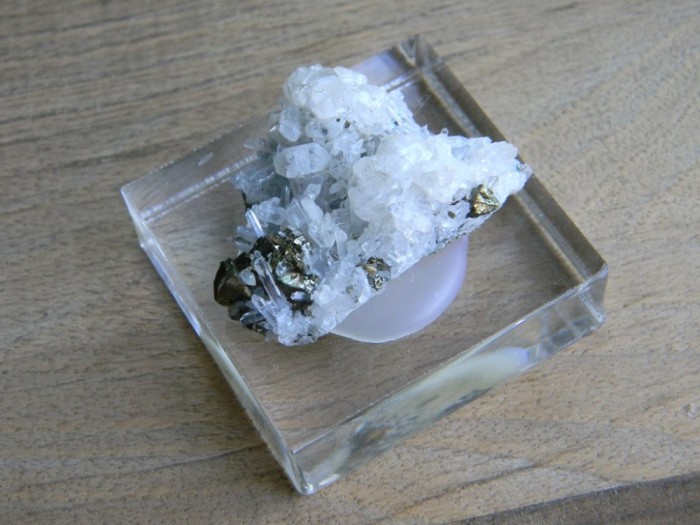 Specimen minerale - CUART SI PIRITA (T1)