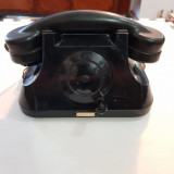 Cumpara ieftin TELEFON DE INTERIOR CU MANIVELA SI CARCASĂ DE BACHELITA-ANII 1930