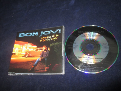 Bon Jovi - Someday I&amp;#039;ll Be Saturday Night_cd maxi single_Mercury( Europa,1995) foto