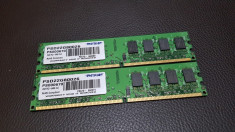 Kit 4GB DDR2 Desktop,2x2GB,Brand Patriot,800Mhz,PC2-6400,CL6 foto