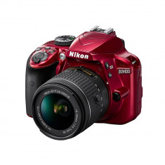 Resigilat: Nikon D3400 Kit AF-P 18-55mm VR rosu RS125029567-2 foto