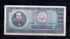 BANCNOTA 100 LEI 1966 foto