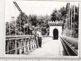 Bnk foto - Craiova - Podul din Parcul Poporului, Alb-Negru, Romania de la 1950, Cladiri