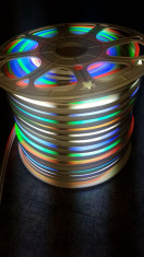 Rola Neon Flex Furtun Luminos Flexibil LED 100m Multicolor DSS foto