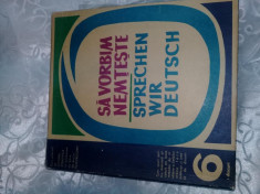 Carte si discuri vinil 1960,Sa vorbim Nemteste,Adrian Nicolescu,Exercitii lexica foto