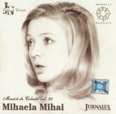 Mihaela Mihai Muzică de colecție vol. 36 Cd audio Jurnalul National NM foto