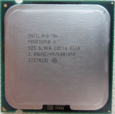 Procesor Intel Pentium D 925 D925 3 Ghz socket 775 + pasta termoconductoare foto