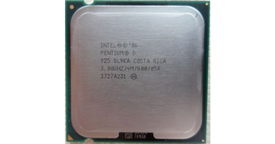 Processeur Intel Pentium D 925, 3 GHz Socket LGA775 SL9KA CPU 775 PC