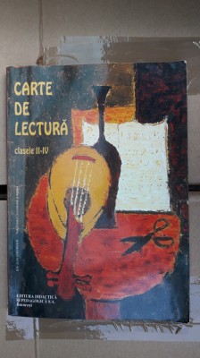 CARTE DE LECTURA CLASELE II -IV foto