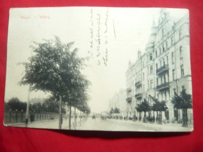 Ilustrata -Wipuri- Finlanda Ocupatia Rusa 1908 , circ. la Berlin foto