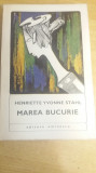 myh 22s - MAREA BUCURIE - HENRIETTE YVONNE STAHL - ED 1970